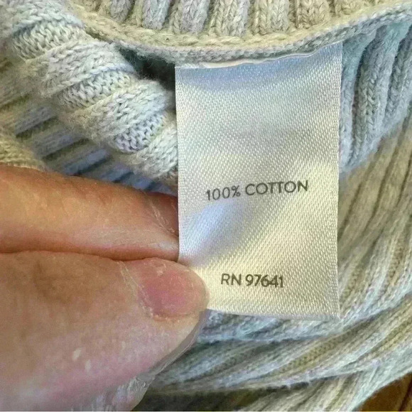 🌈 6/$60, JJill Ribbed, Dolman Sleeves, Tunic, Grey, Small - Picture 6 of 8